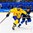 GANGNEUNG, SOUTH KOREA - FEBRUARY 18: Sweden's Joel Lundqvist #20 battles for position with Finland's Tommi Kivisto #4 during preliminary round action at the PyeongChang 2018 Olympic Winter Games. (Photo by Andrea Cardin/HHOF-IIHF Images)

